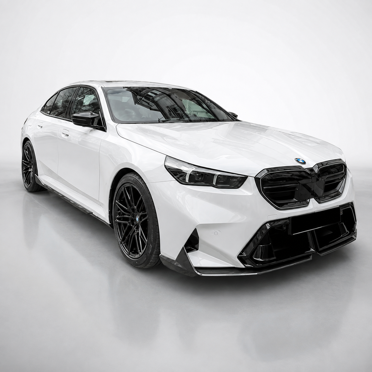 BMW M5 G90 / G99 Dry Carbon Fiber Front Bumper Center Trim