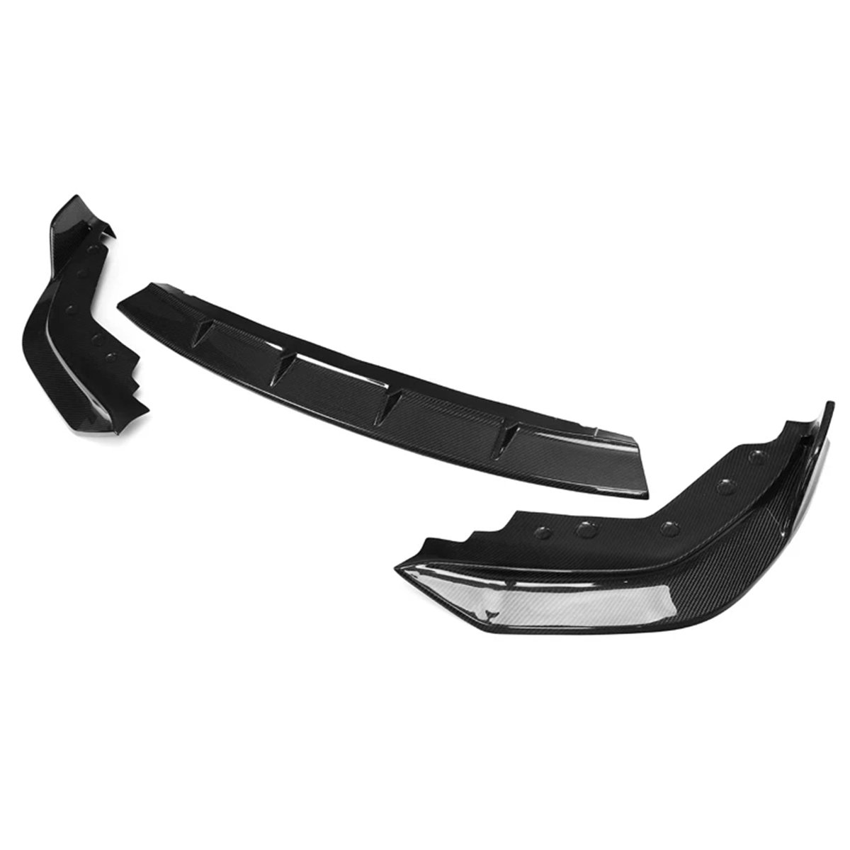 BMW G20 3 Series FD Style Dry Carbon Fiber 3-Piece Front Lip