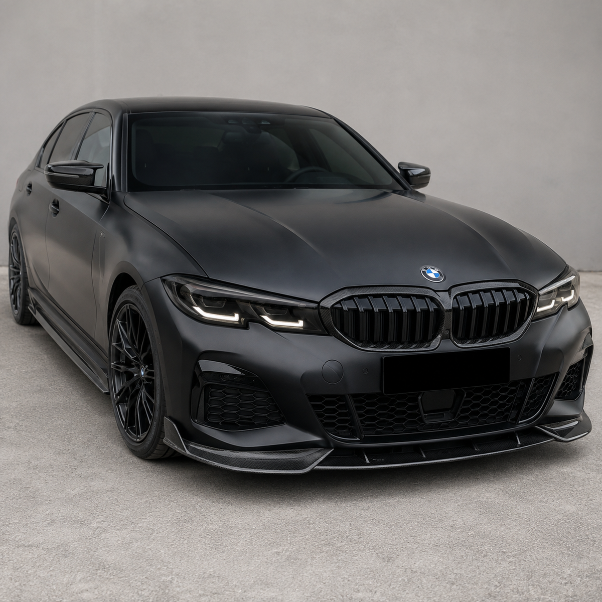 BMW G20 3 Series FD Style Dry Carbon Fiber 3-Piece Front Lip
