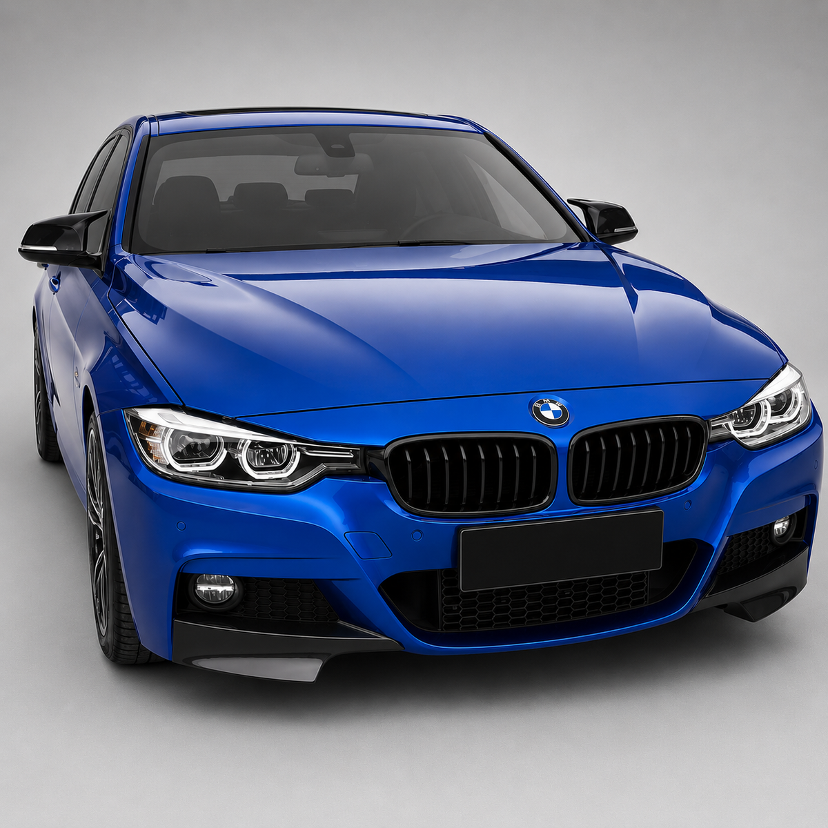 BMW F30 F35 3 Series MP Style Dry Carbon Fiber Front Bumper Splitter