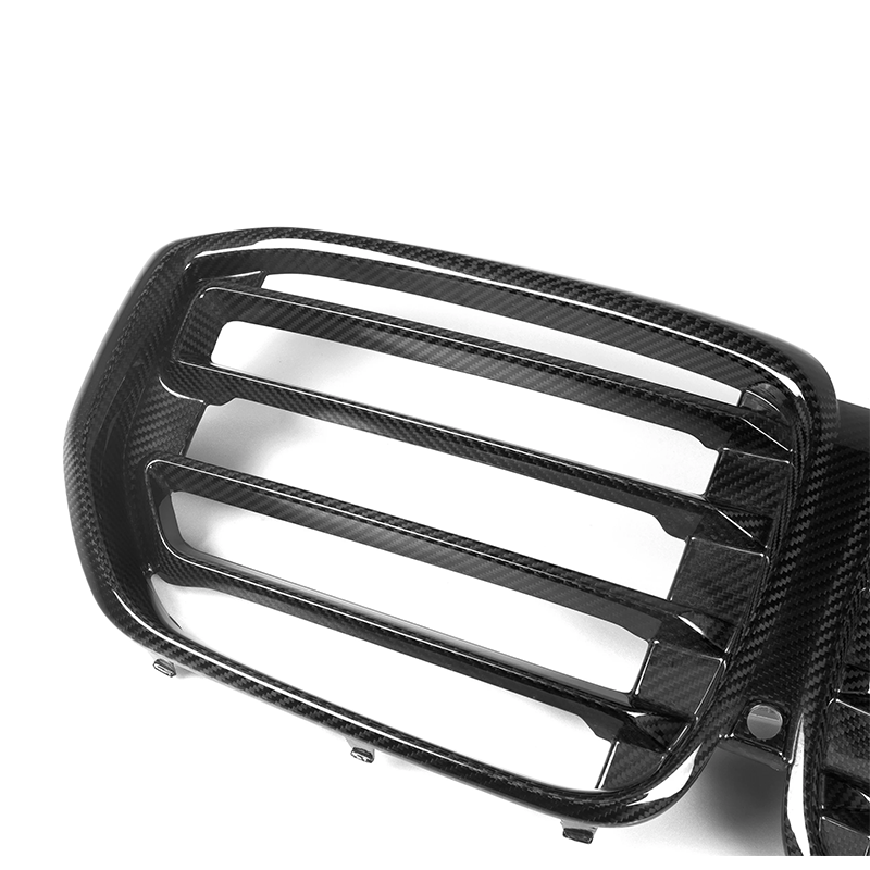 BMW G05 X5 LCI M Style Dry Carbon Fiber Front Kidney Grilles