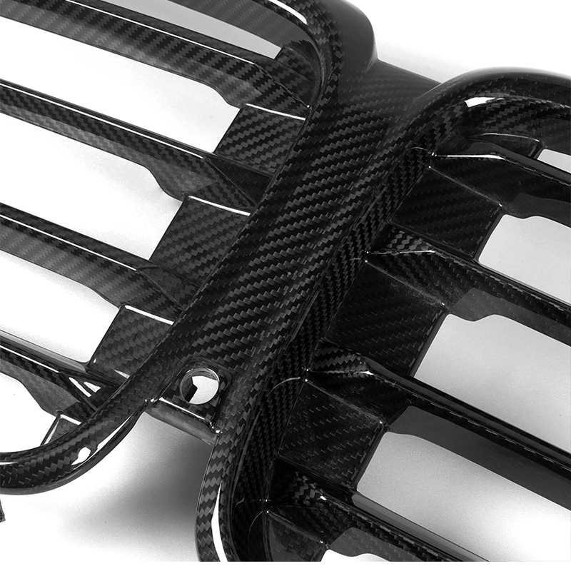 BMW G05 X5 LCI M Style Dry Carbon Fiber Front Kidney Grilles