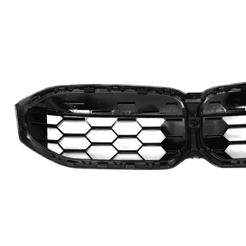 BMW G20 M340i 3 Series LCI Diamond Style Dry Carbon Fiber Front Kidney Grilles