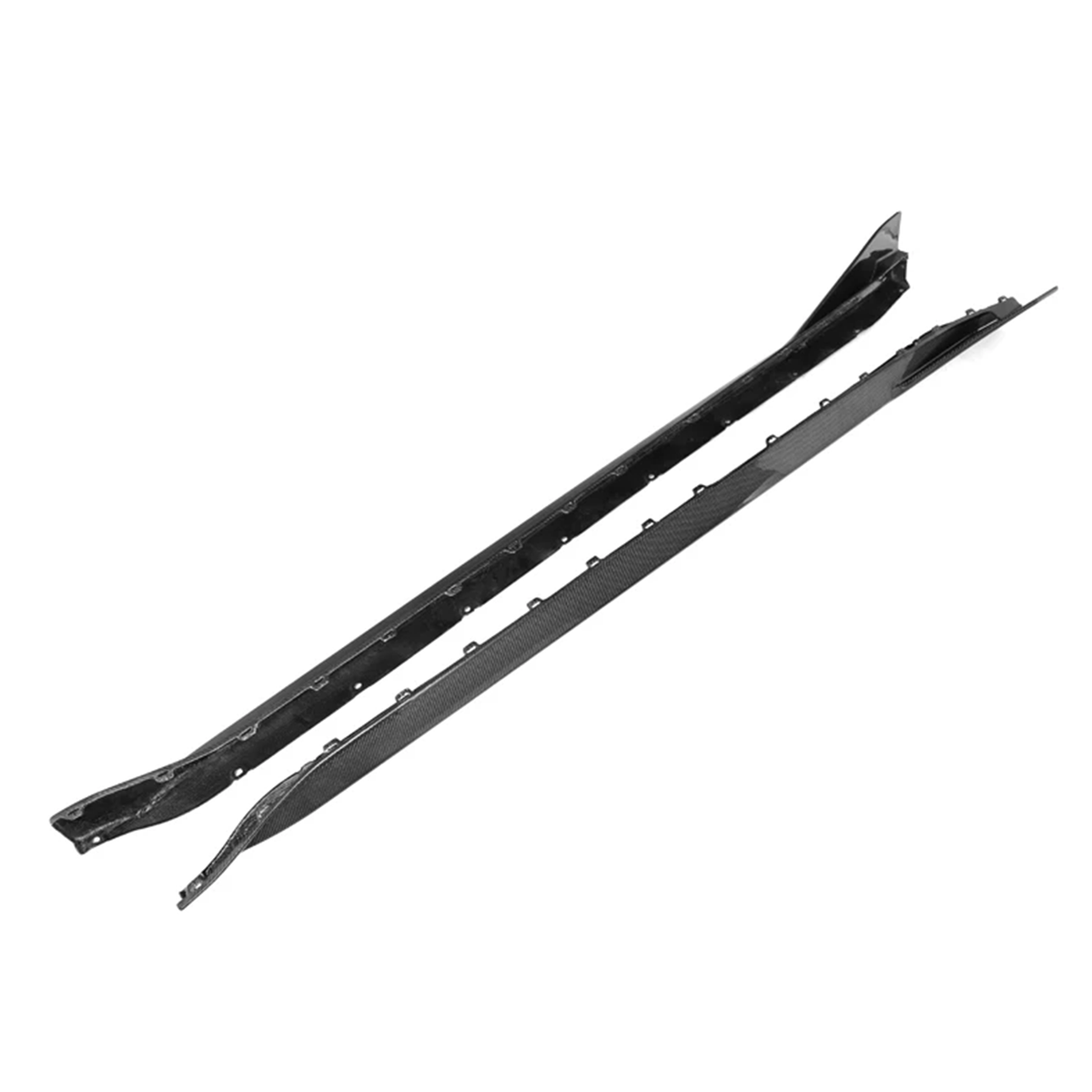 BMW G20 G80 M3 M Performance Style Dry Carbon Fiber Side Skirt Extensions