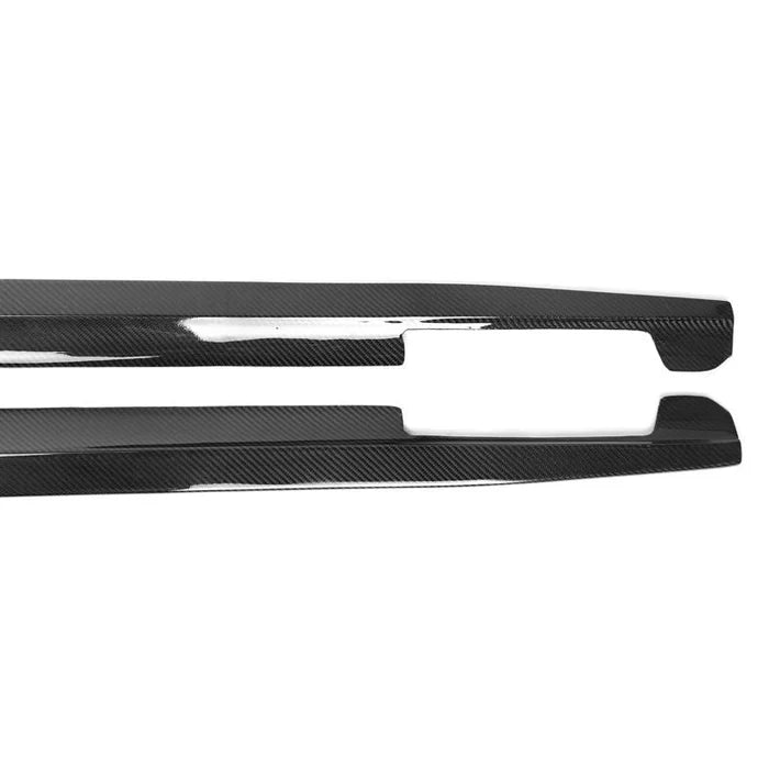 BMW G20 G28 3 Series AC Style Dry Carbon Fiber Side Skirt Extensions