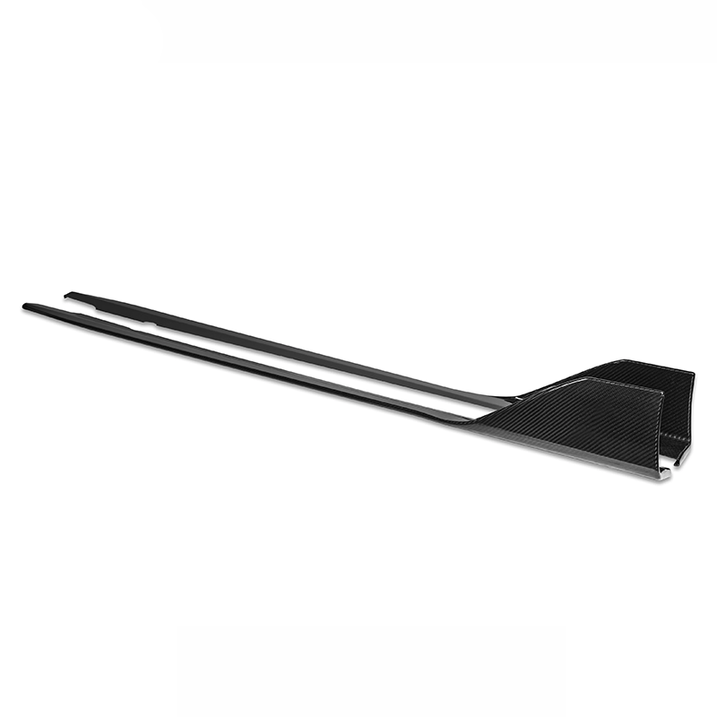 BMW 2 Series G42 M Sport AD Style Dry Carbon Fiber Side Skirts
