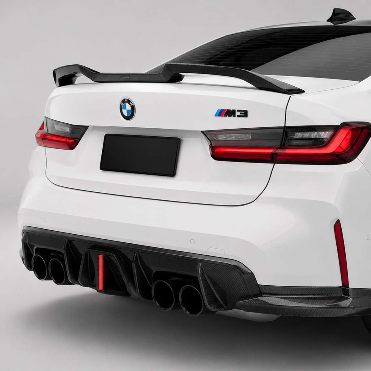 BMW G82 G83 M4 V Style Dry Carbon Fiber Rear Spoiler (2021+)
