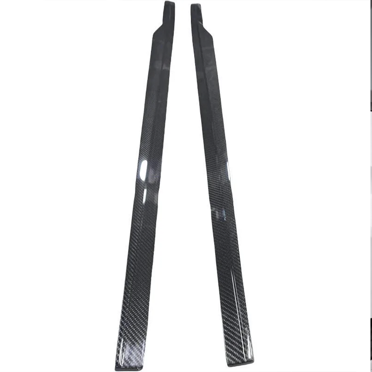 BMW G87 M2 Dry Carbon Fiber Side Skirt Extensions