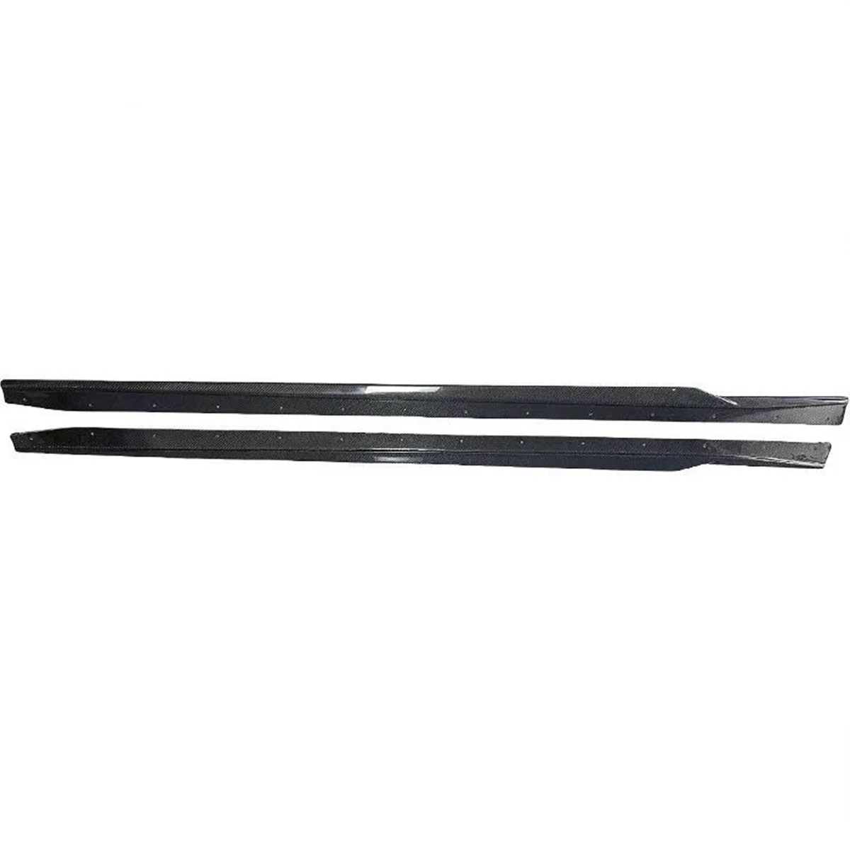 BMW G87 M2 Dry Carbon Fiber Side Skirt Extensions