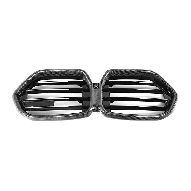 BMW G06 X6 F95 X5 M F96 X6 M LCI M Style Dry Carbon Fiber Front Kidney Grilles