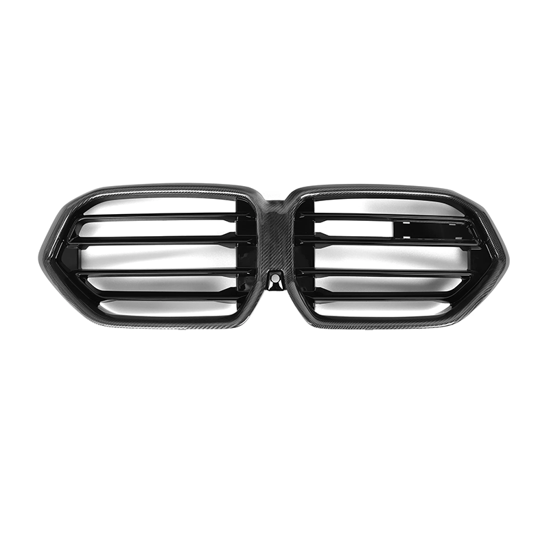 BMW G06 X6 F95 X5 M F96 X6 M LCI M Style Dry Carbon Fiber Front Kidney Grilles