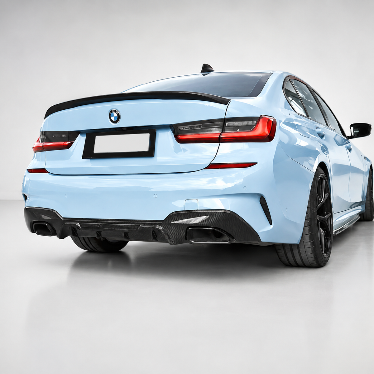BMW G20 3 Series MP Style Dry Carbon Fiber Rear Bumper Diffuser
