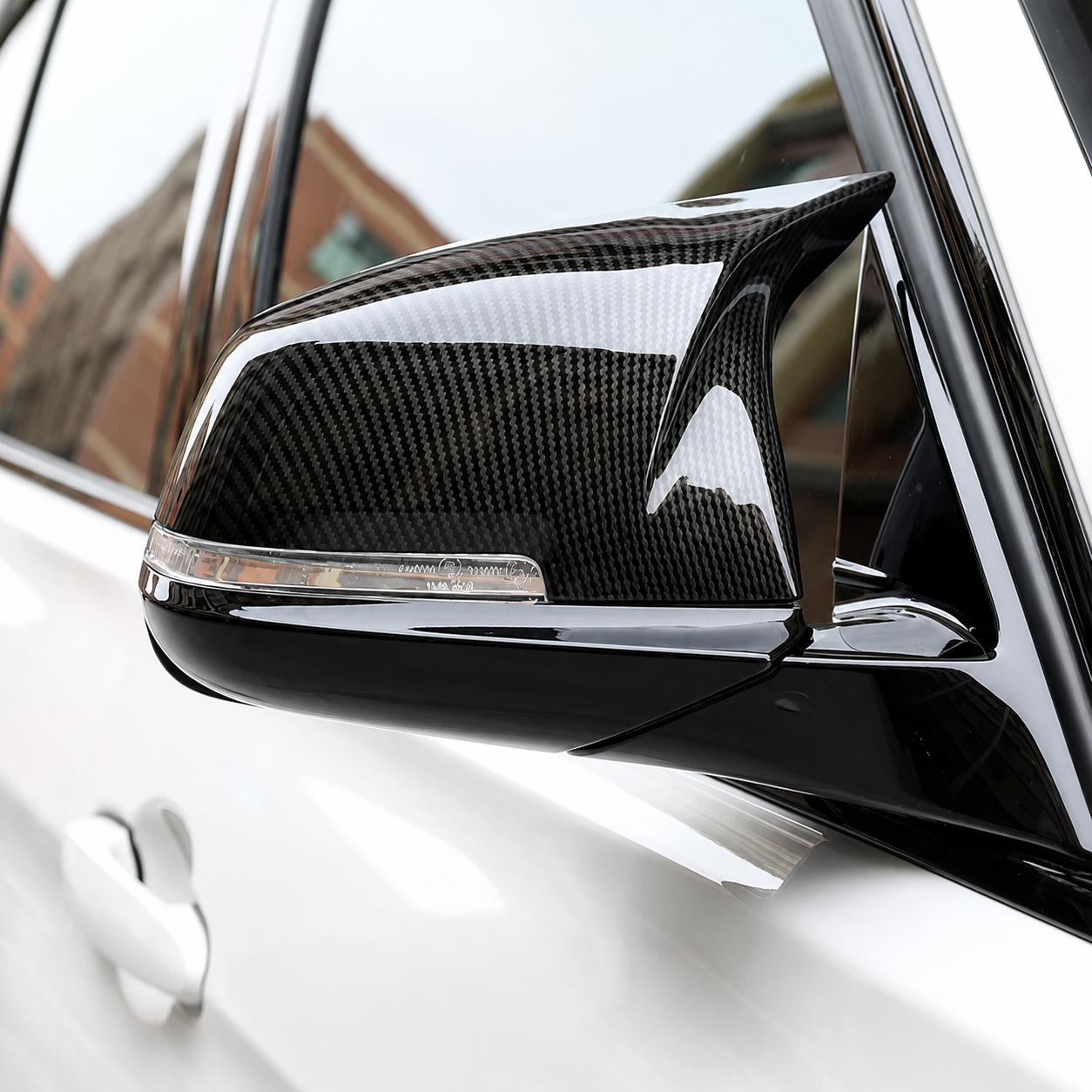 BMW F20 F22 F23 F30 F32 F33 F36 F87 M2 AN Style Carbon Fiber Mirror Covers