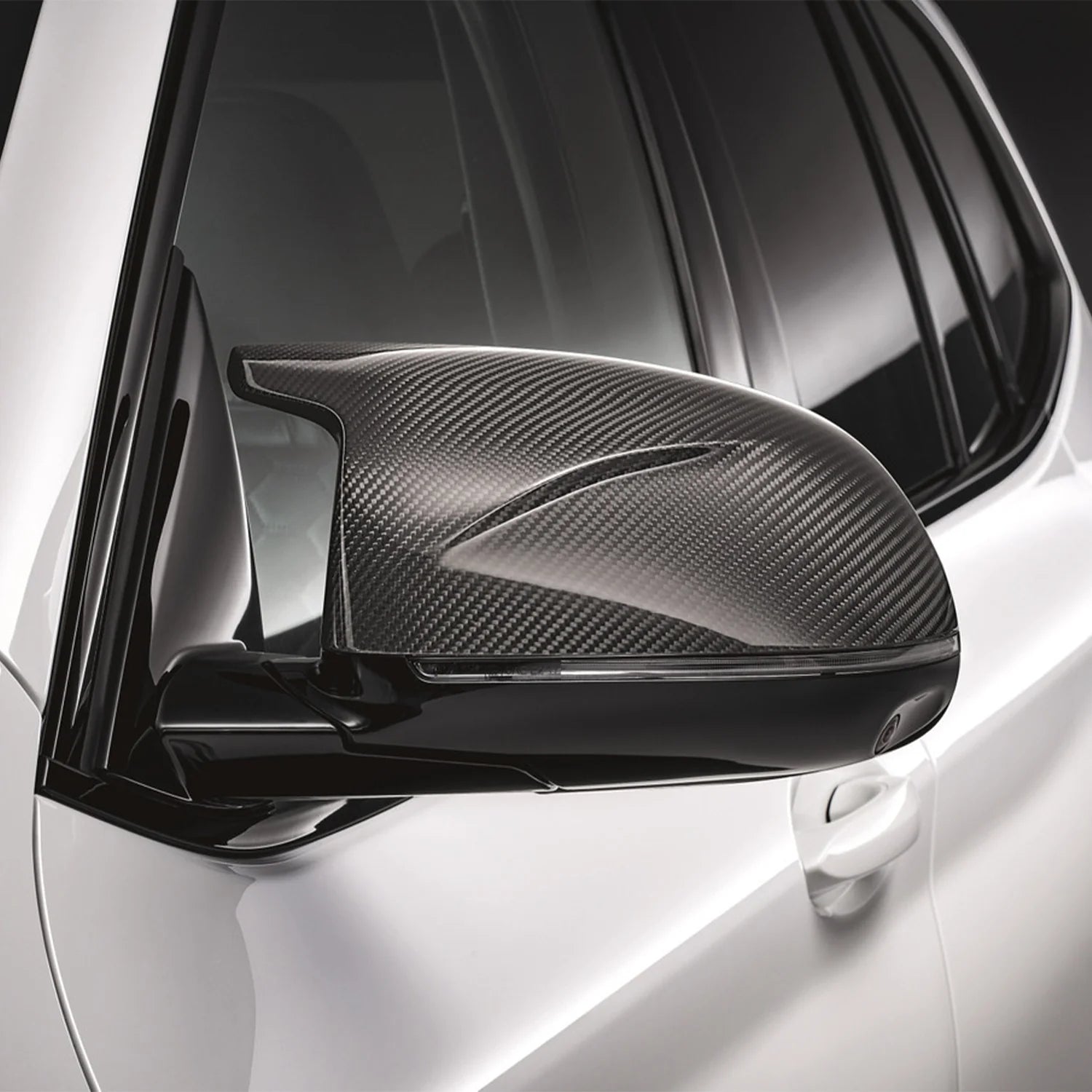 BMW X3 G01 / X4 G02 / X3M F97 / X4M F98 M Style Prepreg Dry Carbon Fiber Mirror Caps