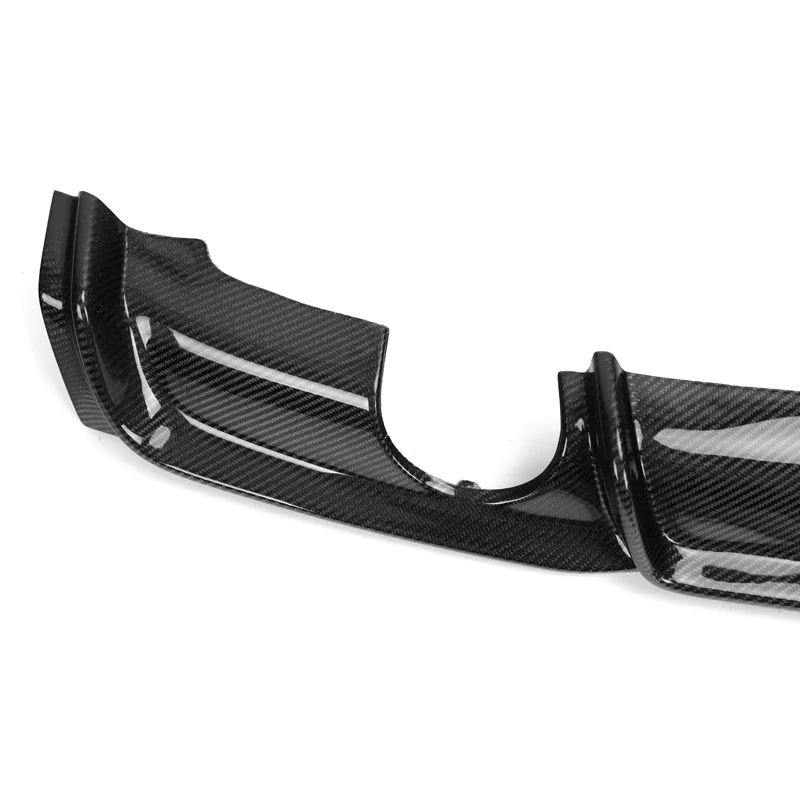 BMW F30 F35 3 Series Carbon Fiber Rear Bumper Diffuser with LED