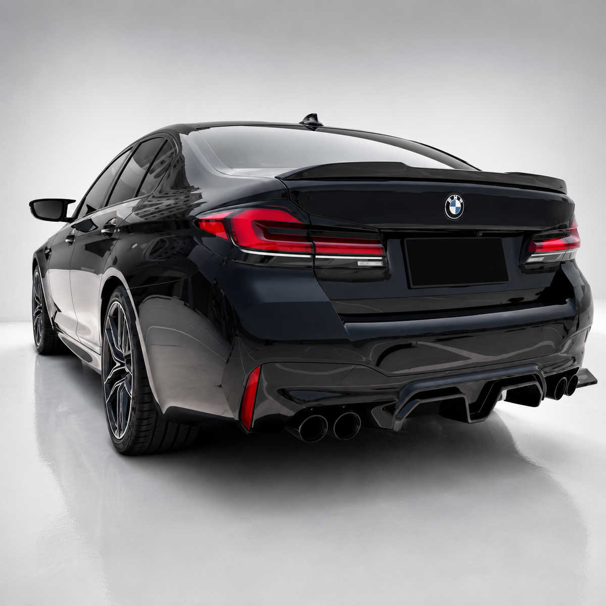 BMW F90 M5 LCI CS Style Dry Carbon Fiber Rear Diffuser