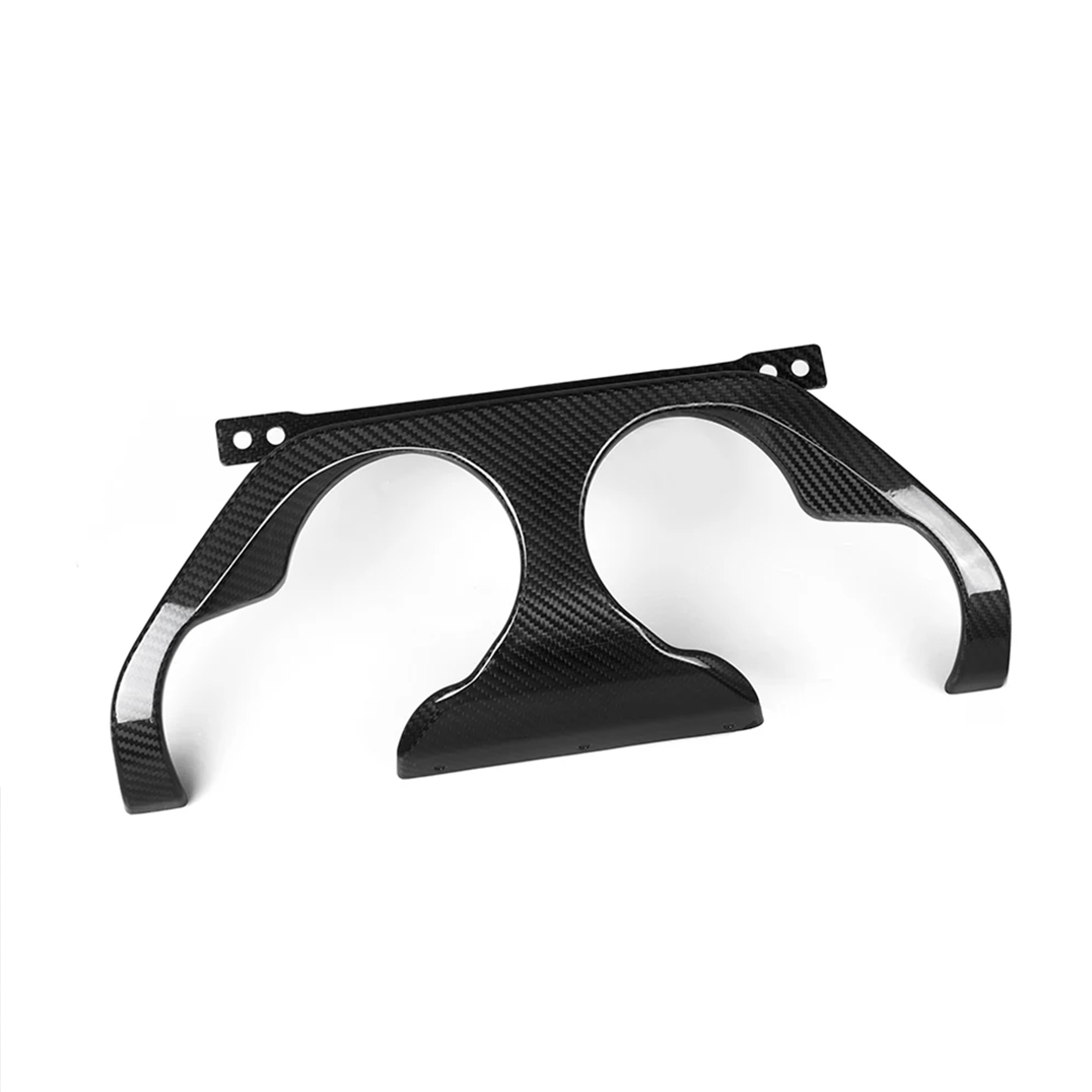 BMW G87 M2 MP Style Gloss Carbon Fiber Rear Bumper Lower Diffuser Middle Trim