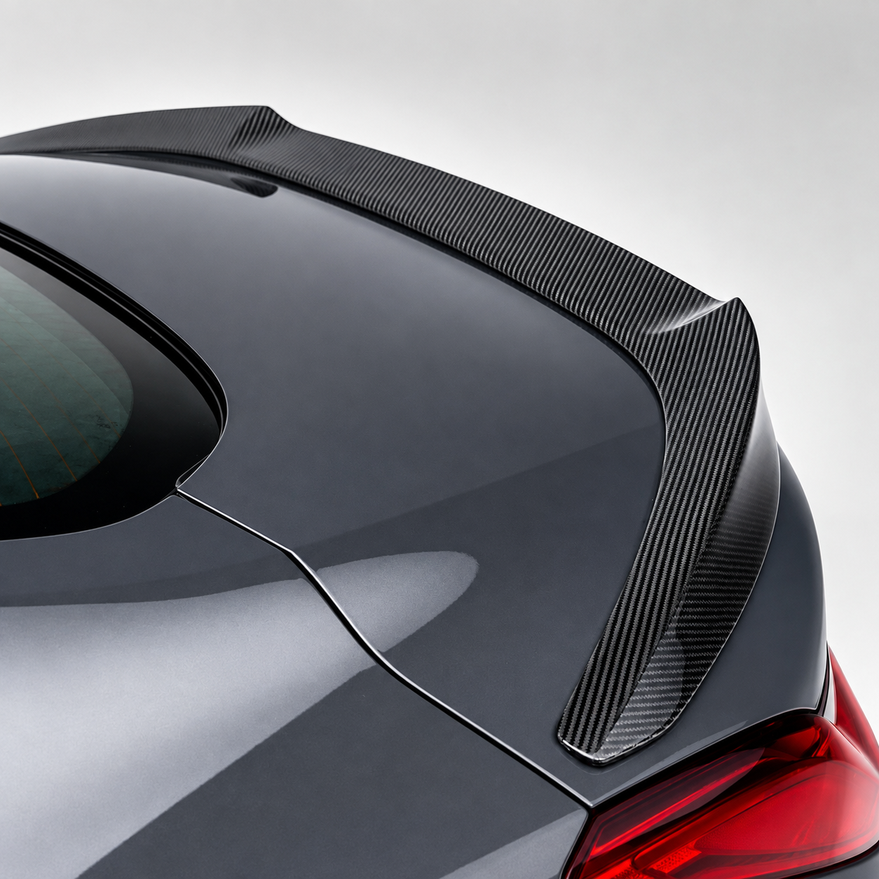 BMW F91 F92 F93 M8 V Style Dry Carbon Fiber Rear Spoiler