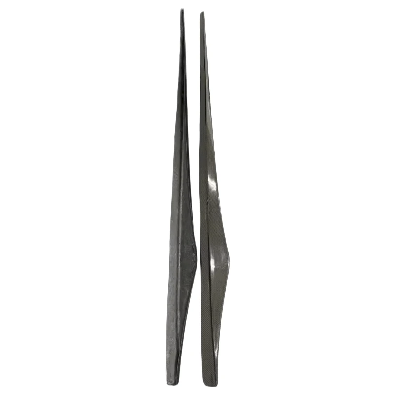 BMW F06 F12 F13 M6 VT Style Dry Carbon Fiber Side Skirt Extensions