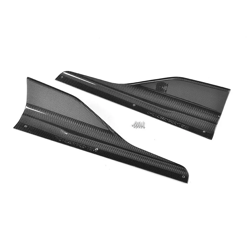 BMW F87 M2 M2 Competition Dry Carbon Fiber Side Skirt Splitters
