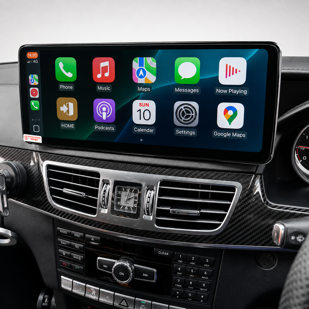 Mercedes E-Class W212 12.3" Apple CarPlay / Android Auto Touchscreen Display