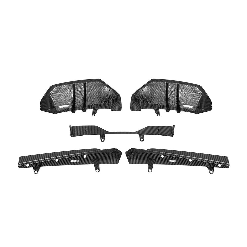 BMW G60 5 Series Dry Carbon Fiber MP Style Rear Diffuser Splitter (2024+)