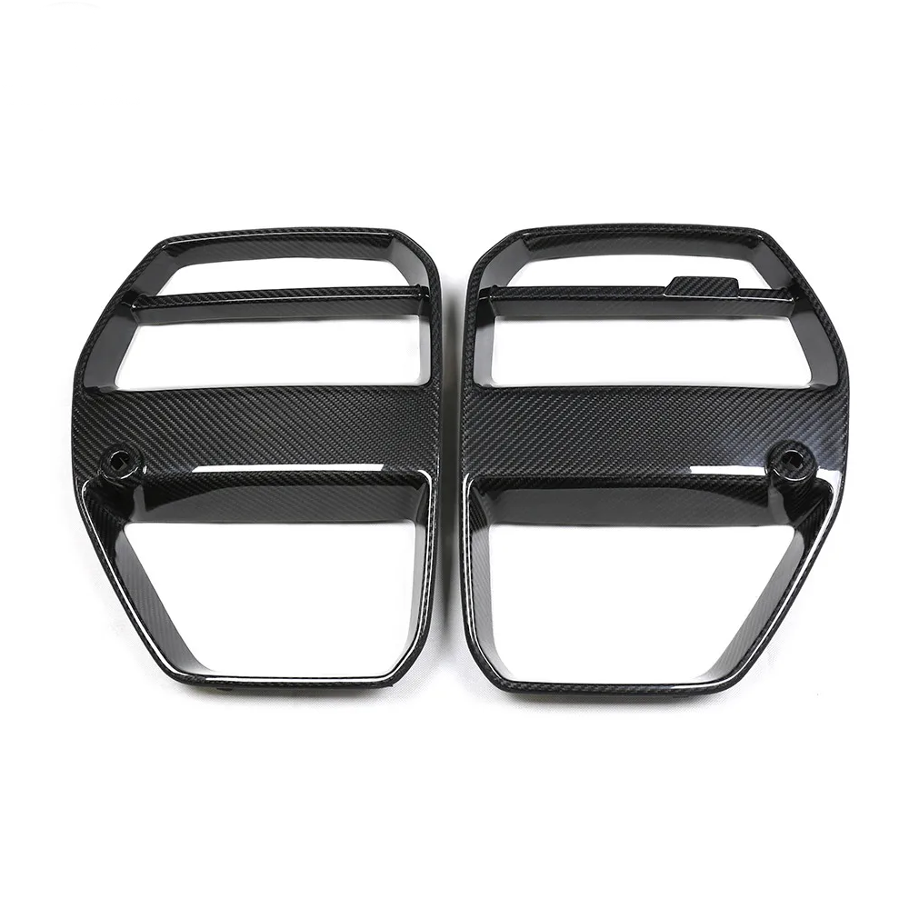 BMW G80 M3 G82 G83 M4 Dry Carbon Fiber Front Grille V Style | G-Series M Exterior Upgrade