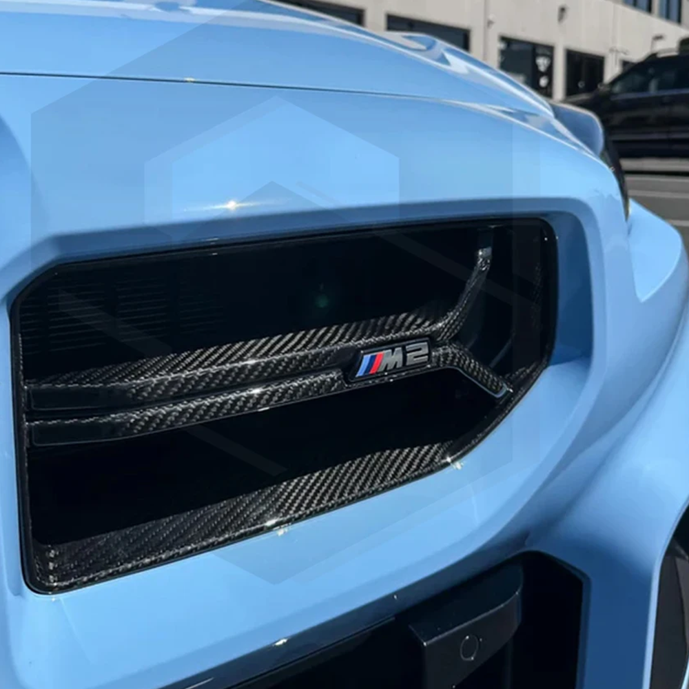 BMW G87 M2 Dry Carbon Fiber CSL Style Front Kidney Grille Replacement (2023+)