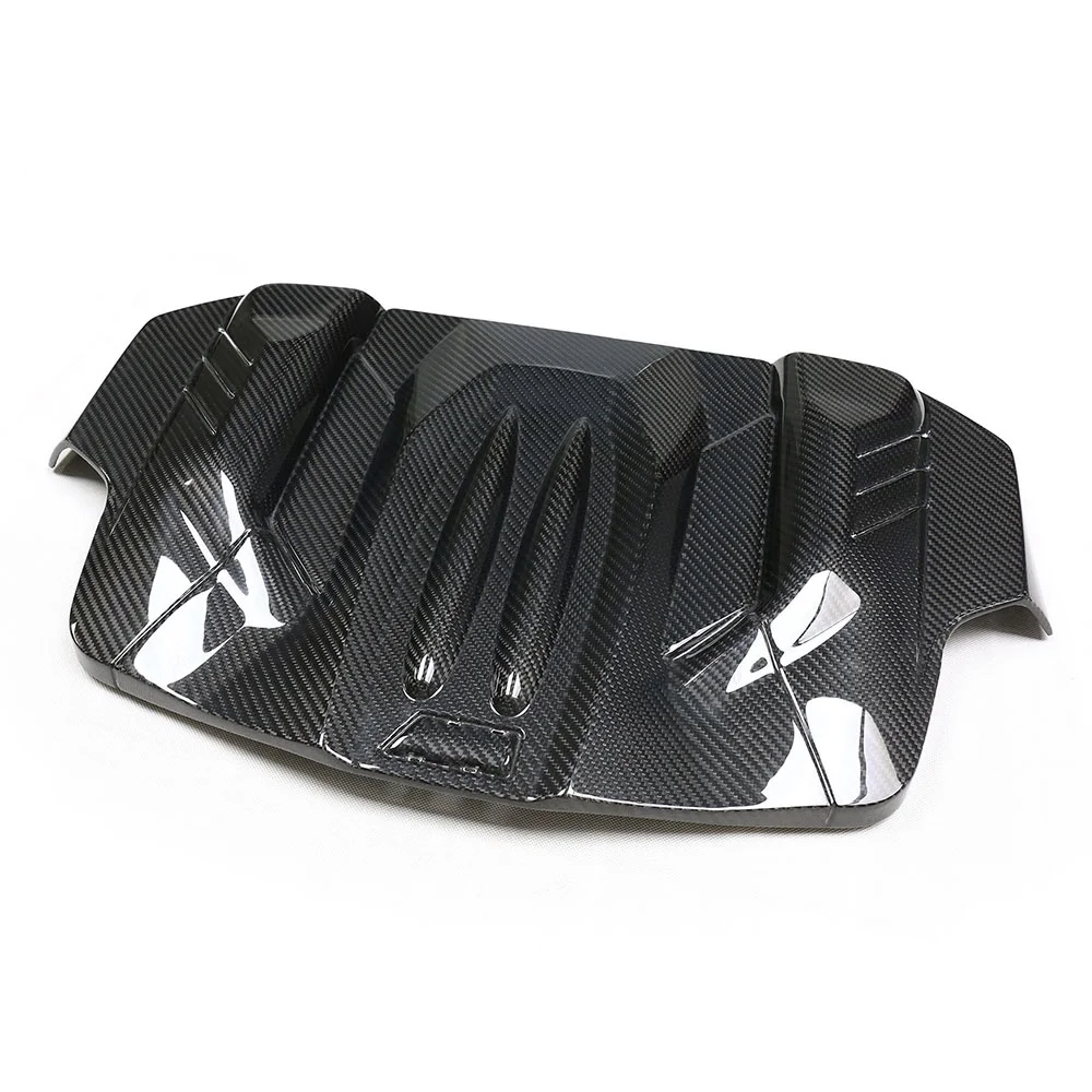 BMW F10 M5 F06 F12 F13 M6 Dry Carbon Fiber Engine Cover | S63 Twin Turbo | 2012+