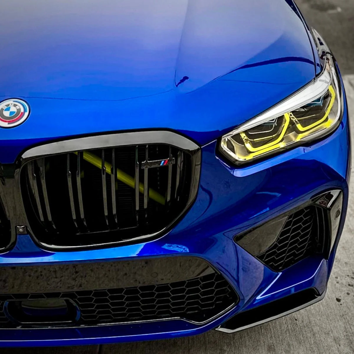 BMW X5M X6M F95 F96 CSL Style Yellow DRL LED Module Set | 2019–2022