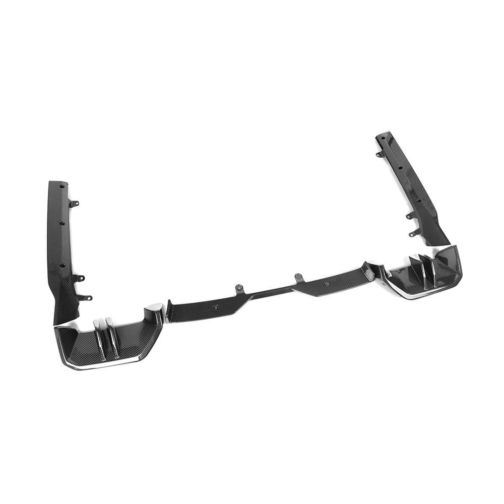 BMW G60 5 Series Dry Carbon Fiber MP Style Rear Diffuser Splitter Set (2024+)