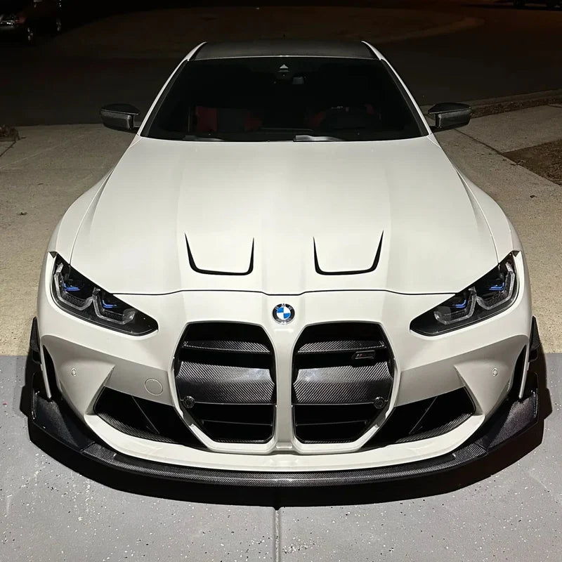BMW G80 G81 M3 G82 G83 M4 CSL Style Dry Carbon Fiber Front Lip Splitter (2021+)