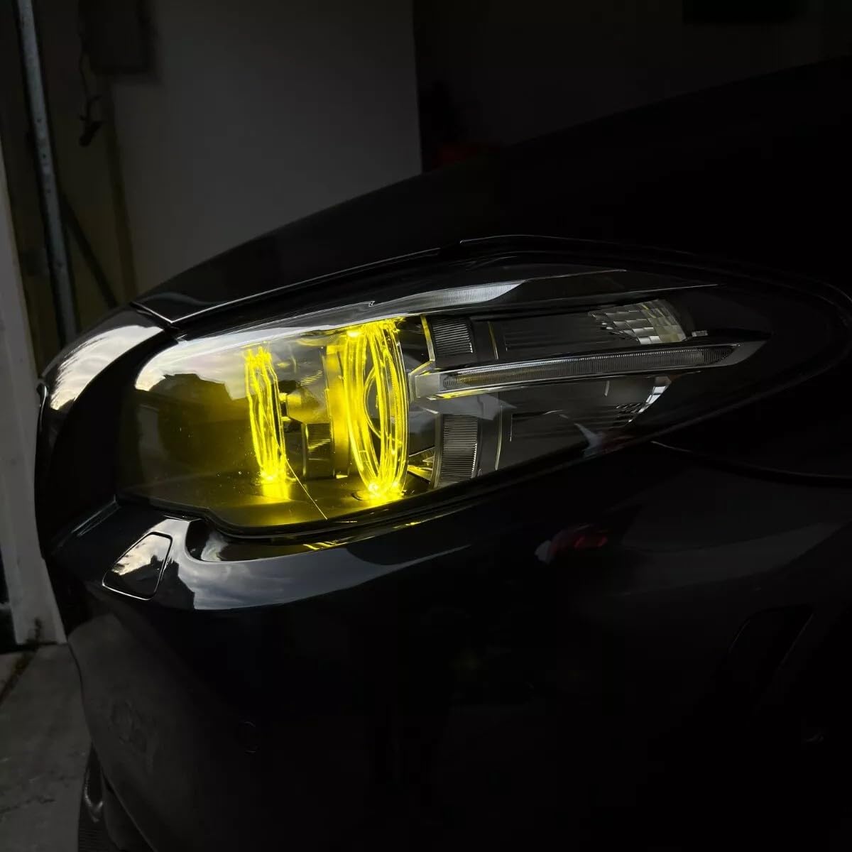 BMW CSL Style Yellow DRL LED Lights Module Set For BMW 5 Series F10 / F11 & M5 F10