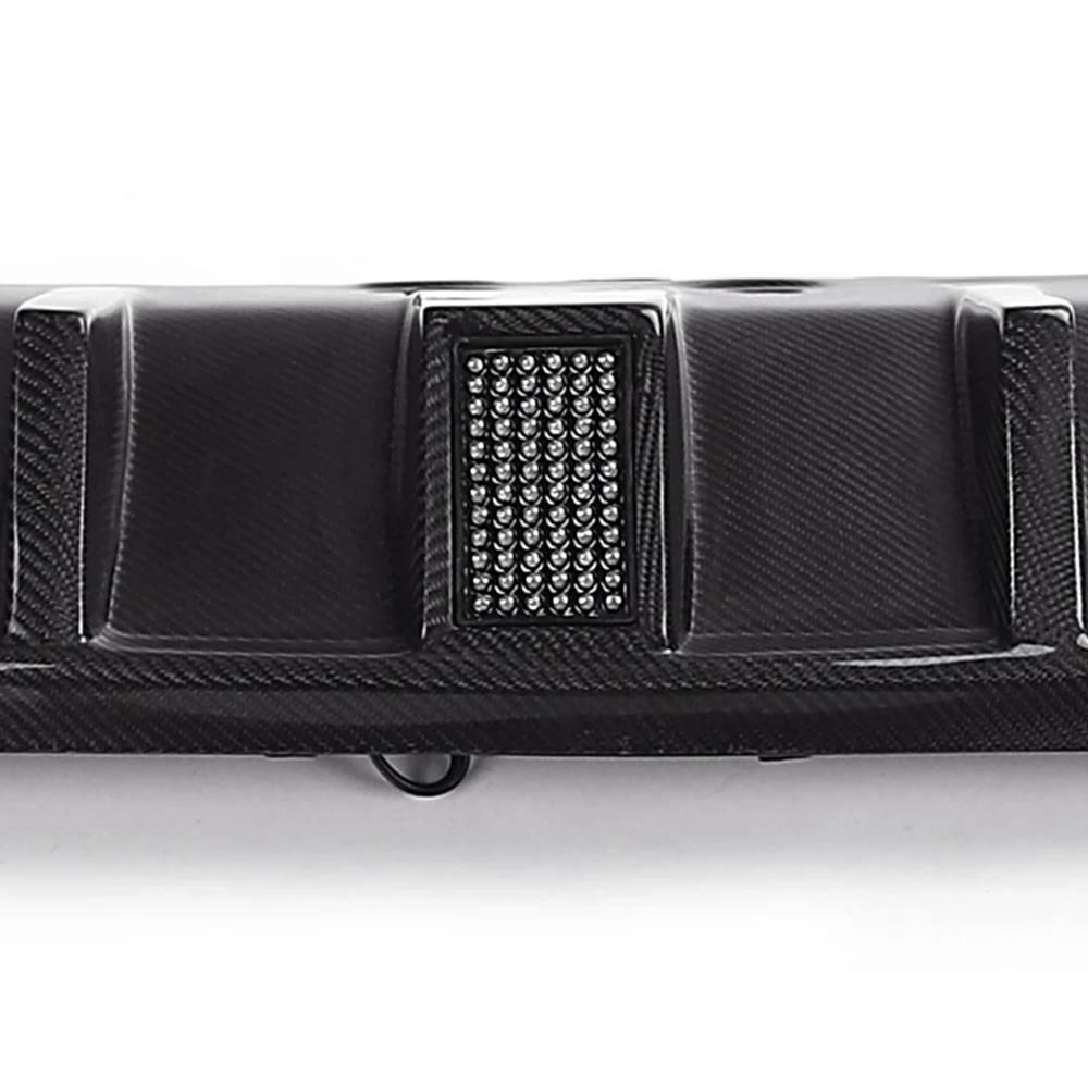 BMW F10 M5 Dry Carbon Fiber DTM Style Rear Diffuser with LED Light (2010–2016)