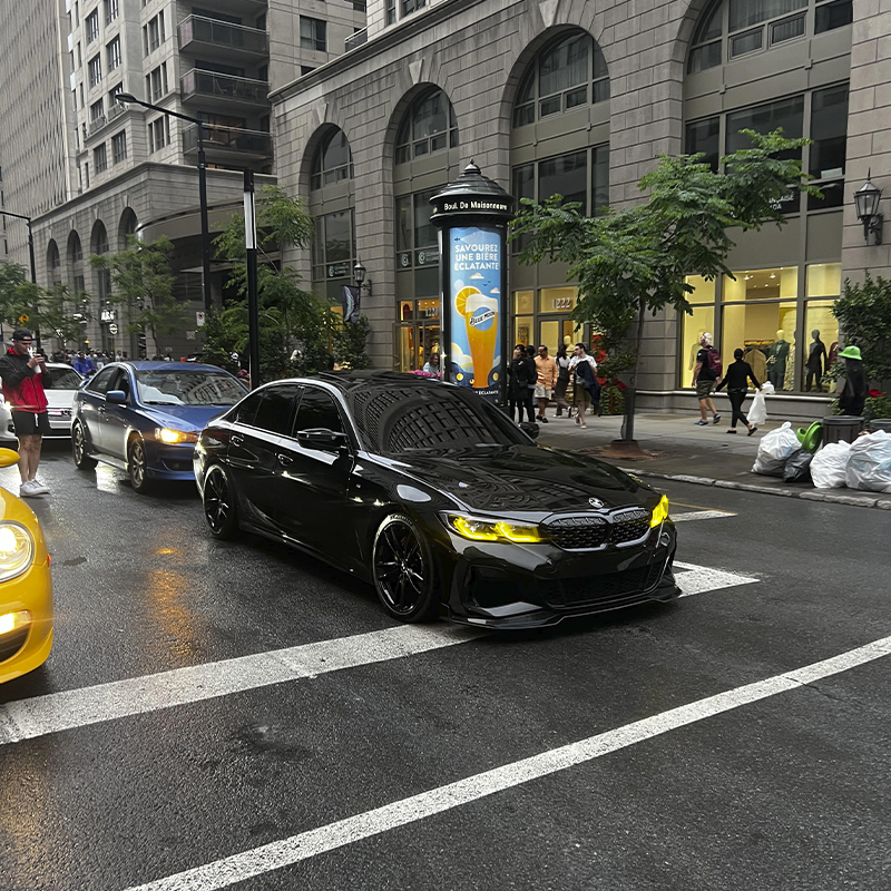 BMW CSL Style Yellow DRL LED Lights Module Set For BMW 3 Series G20/G21 (2019-2023)