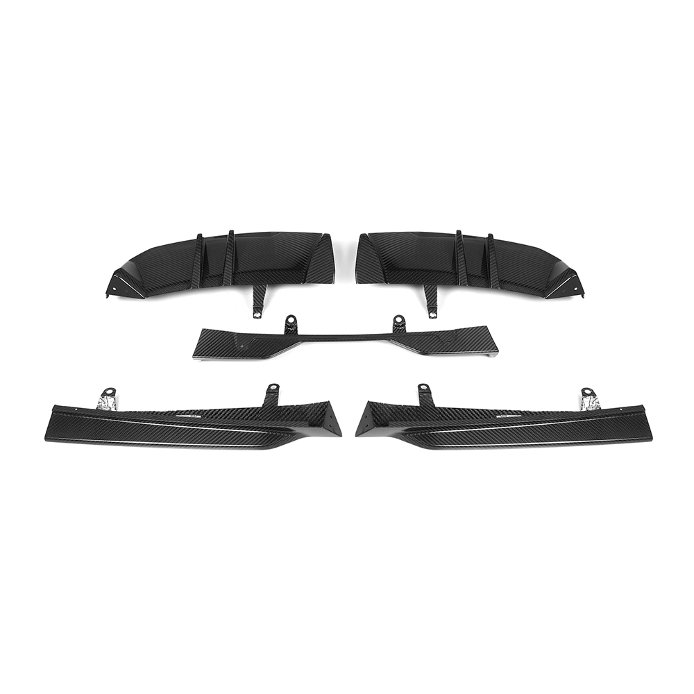BMW G60 5 Series Dry Carbon Fiber MP Style Rear Diffuser Splitter (2024+)