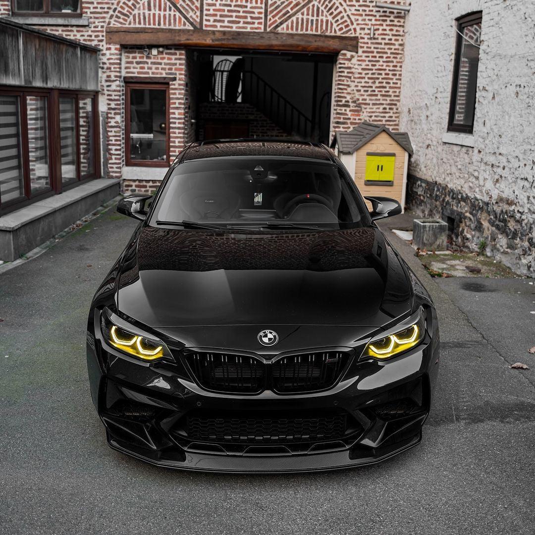 BMW CSL Style Yellow DRL LED Lights Module Set For BMW 2 Series & M2 (F87/F22/F23)