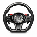 BMW M Custom LED Carbon Fiber Steering Wheel | G87 G80 G81 G82 G83 G90 G99 | M2 M3 M4 M5 M Performance