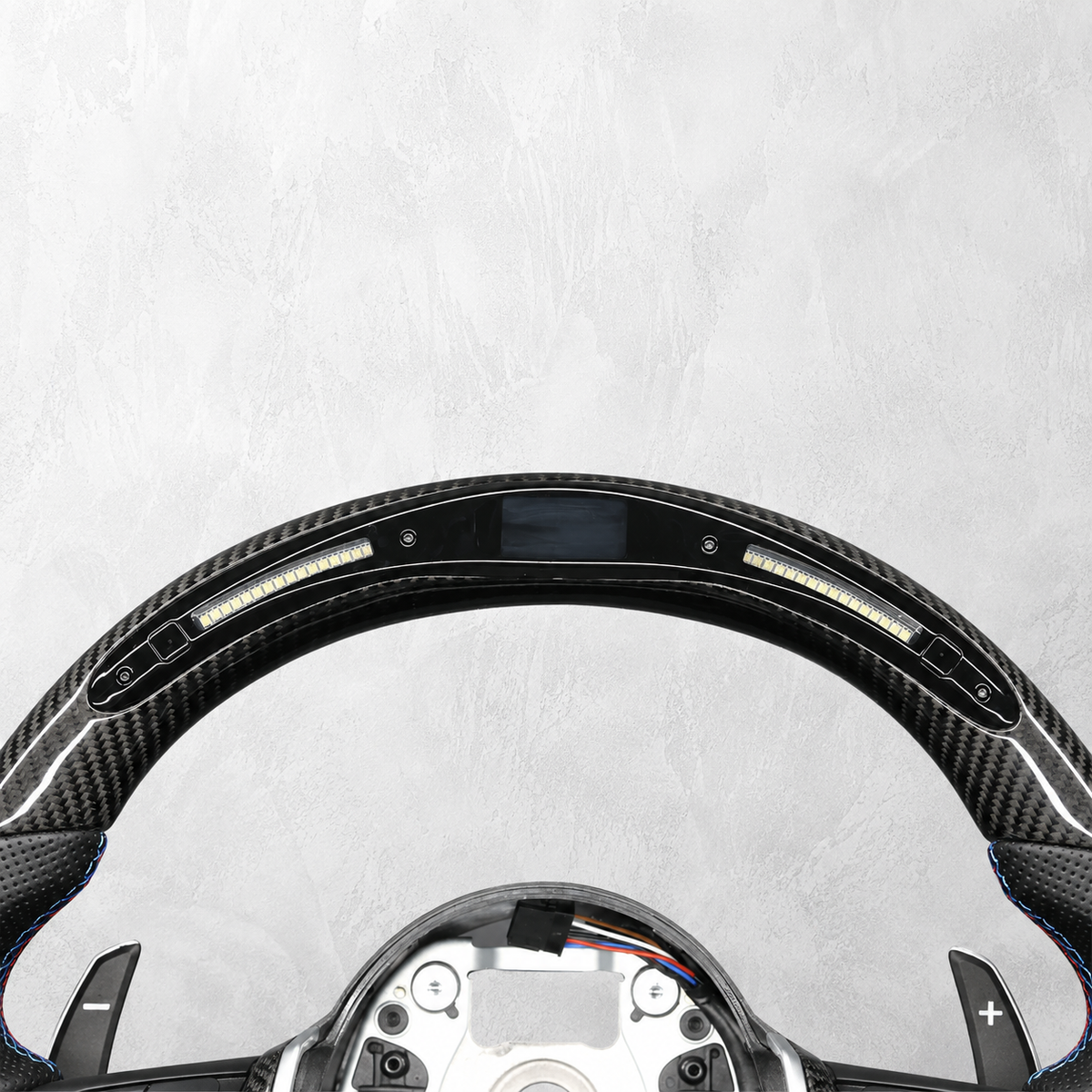 BMW Custom LED Carbon Fiber Steering Wheel | F22 F23 F30 F31 F32 F33 F36 F10 F11 | 2 Series, 3 Series, 4 Series & 5 Series
