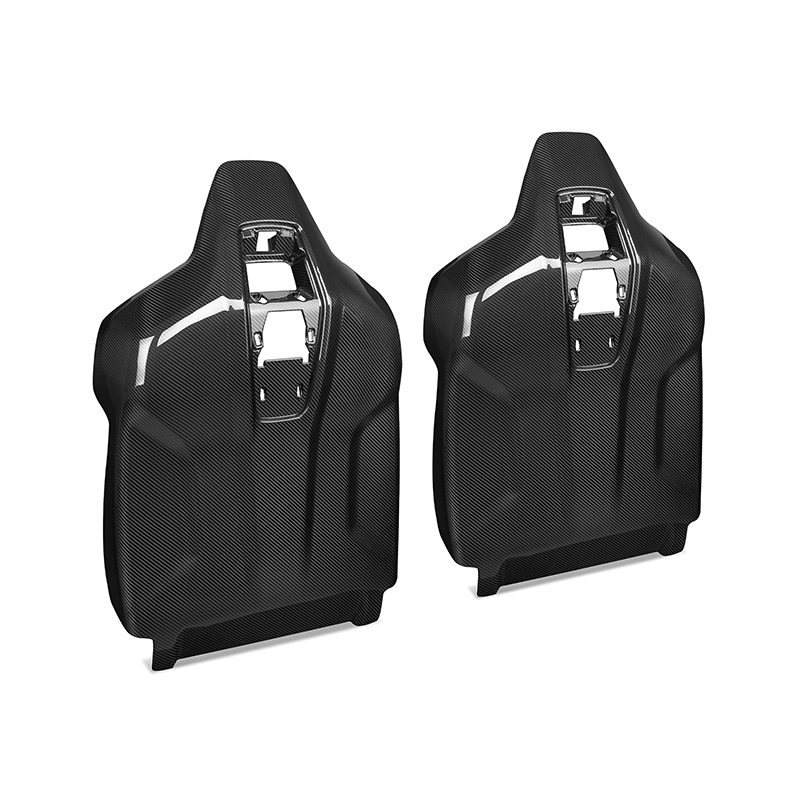 BMW M5 G90 / G99 OEM Style Dry Carbon Fiber 2-Piece Seat Back Cover Trims