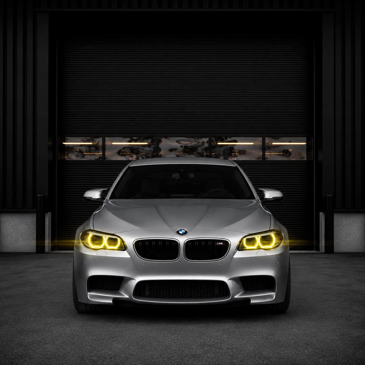 BMW CSL Style Yellow DRL LED Lights Module Set For BMW 5 Series F10 / F11 & M5 F10