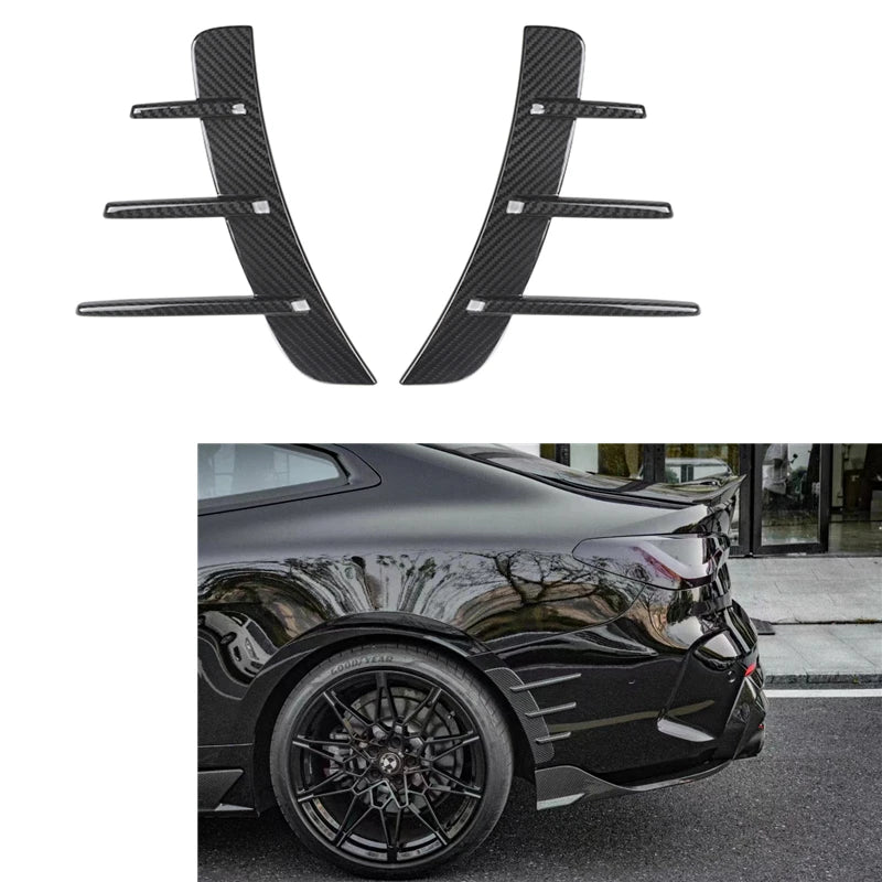 BMW G22 / G23 Dry Carbon Fiber Fender Vent Trims (2021+)