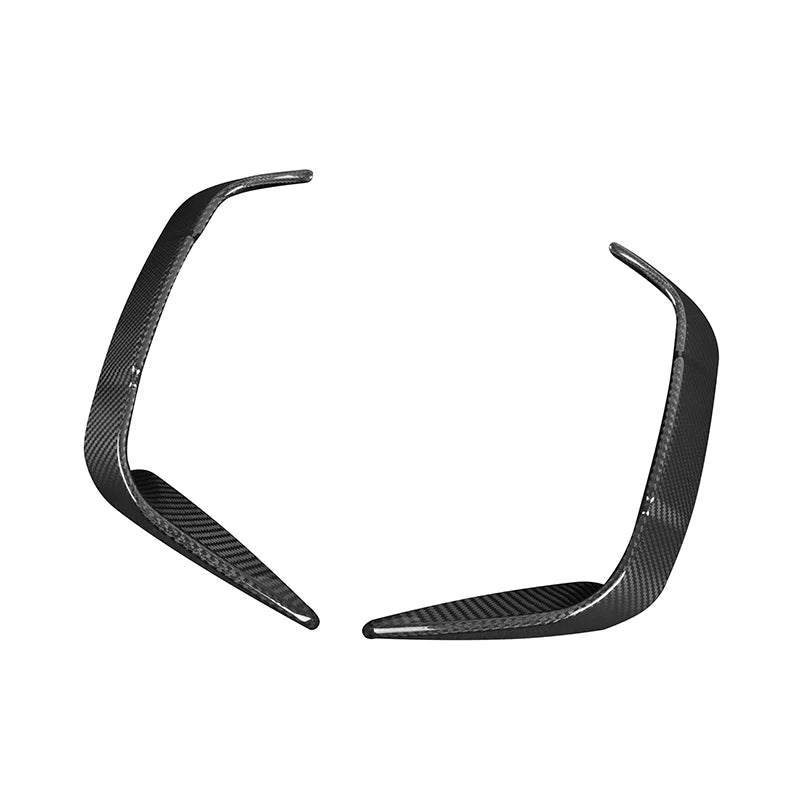BMW G22 / G23 Dry Carbon Fiber SQ Style Rear Side Canards Splitters (2021+)