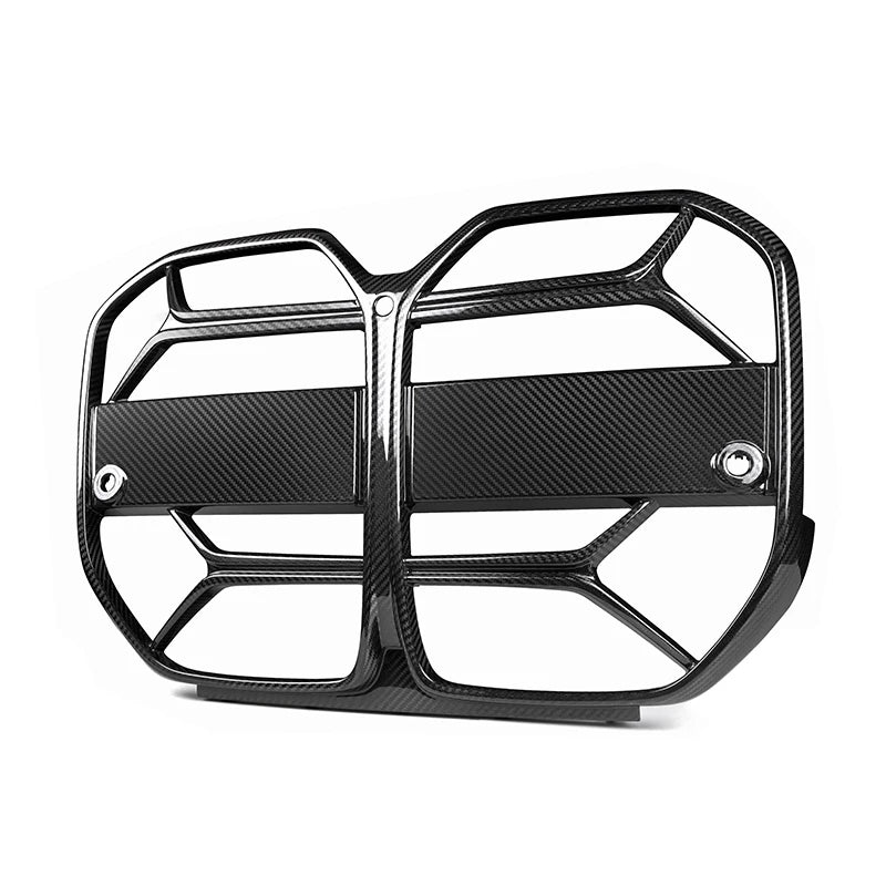 BMW G26 4 Series Dry Carbon Fiber CSL Style Kidney Grilles without ACC (2021+)