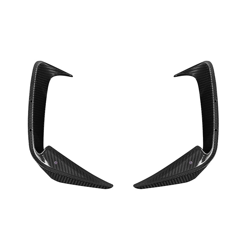 BMW G22 / G23 Dry Carbon Fiber SQ Style Rear Side Canards Splitters (2021+)