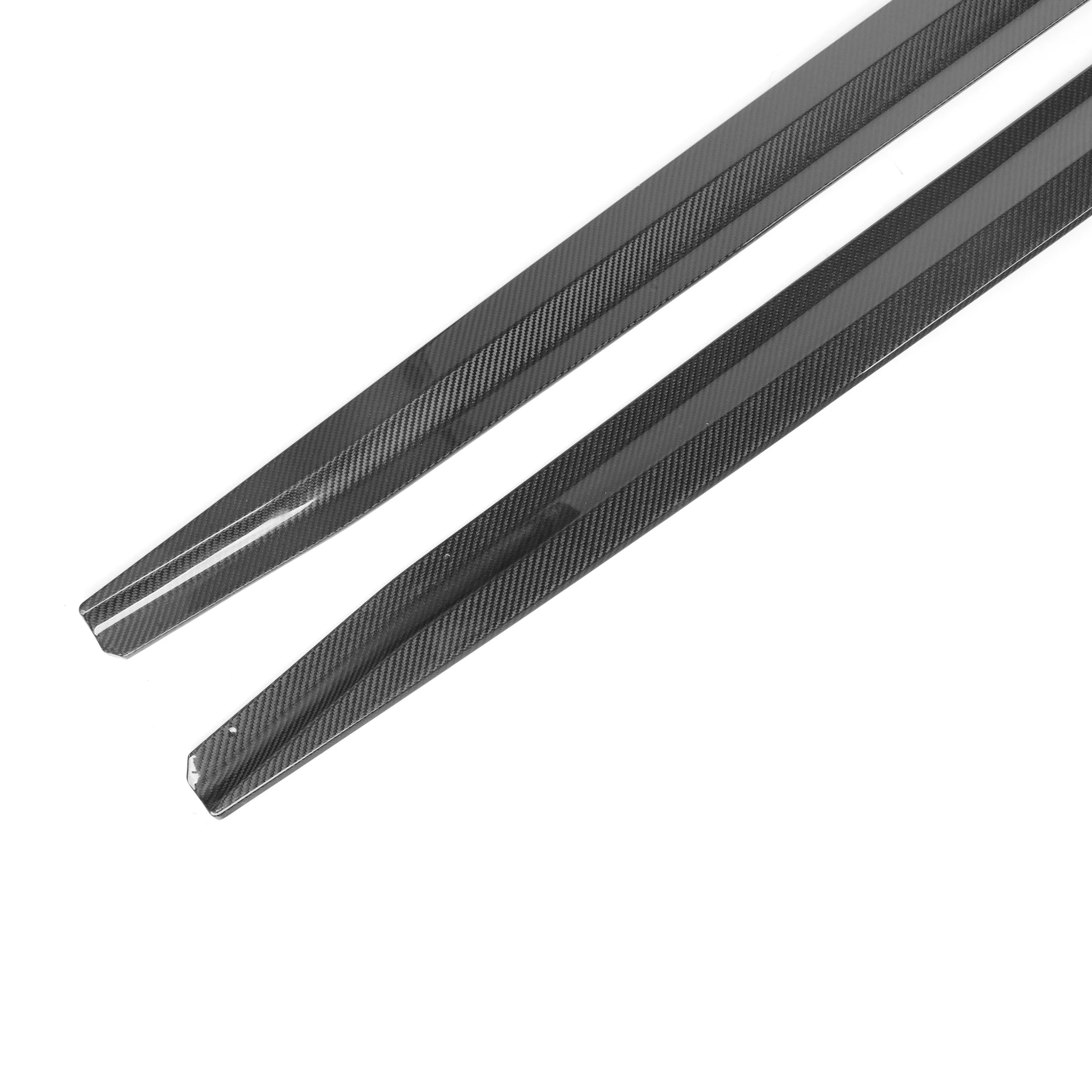 BMW G22 / G23 Dry Carbon Fiber AC Style Side Skirts Kit (2021+)