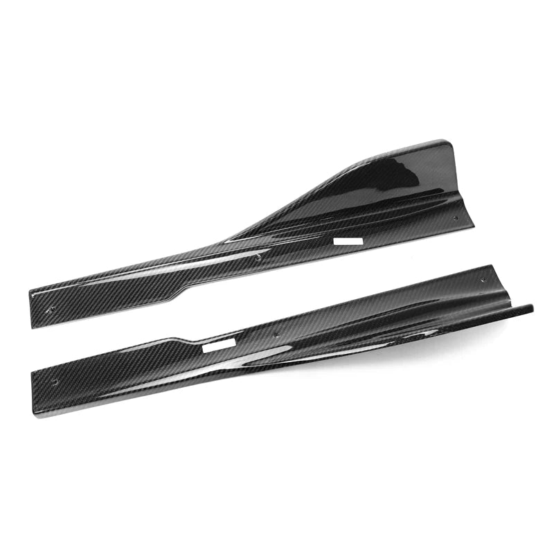BMW G14 G15 G16 Dry Carbon Fiber AC Style Side Skirts | 8 Series Side Skirt Extensions (2021+)