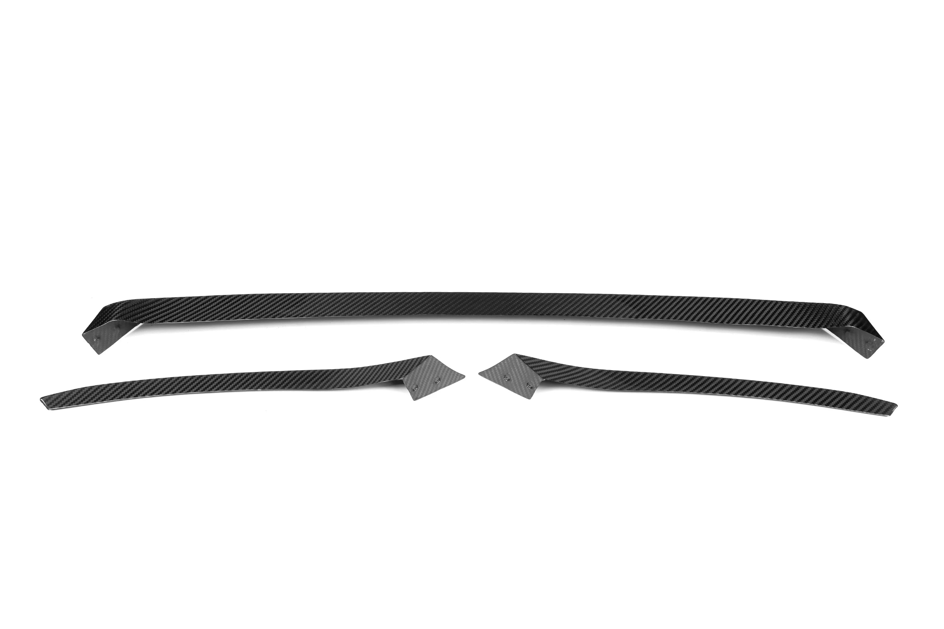 BMW G14 / G15 / G16 8 Series Dry Carbon Fiber Front Lip Splitters (2020+)