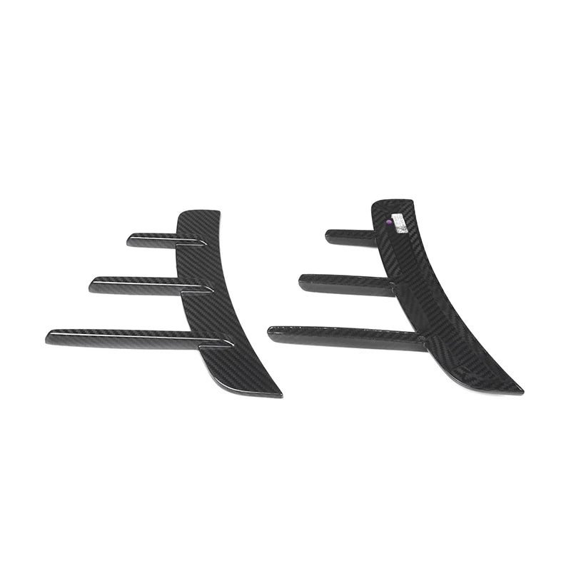 BMW G22 / G23 Dry Carbon Fiber Front Fender Vent Trims (2021+)