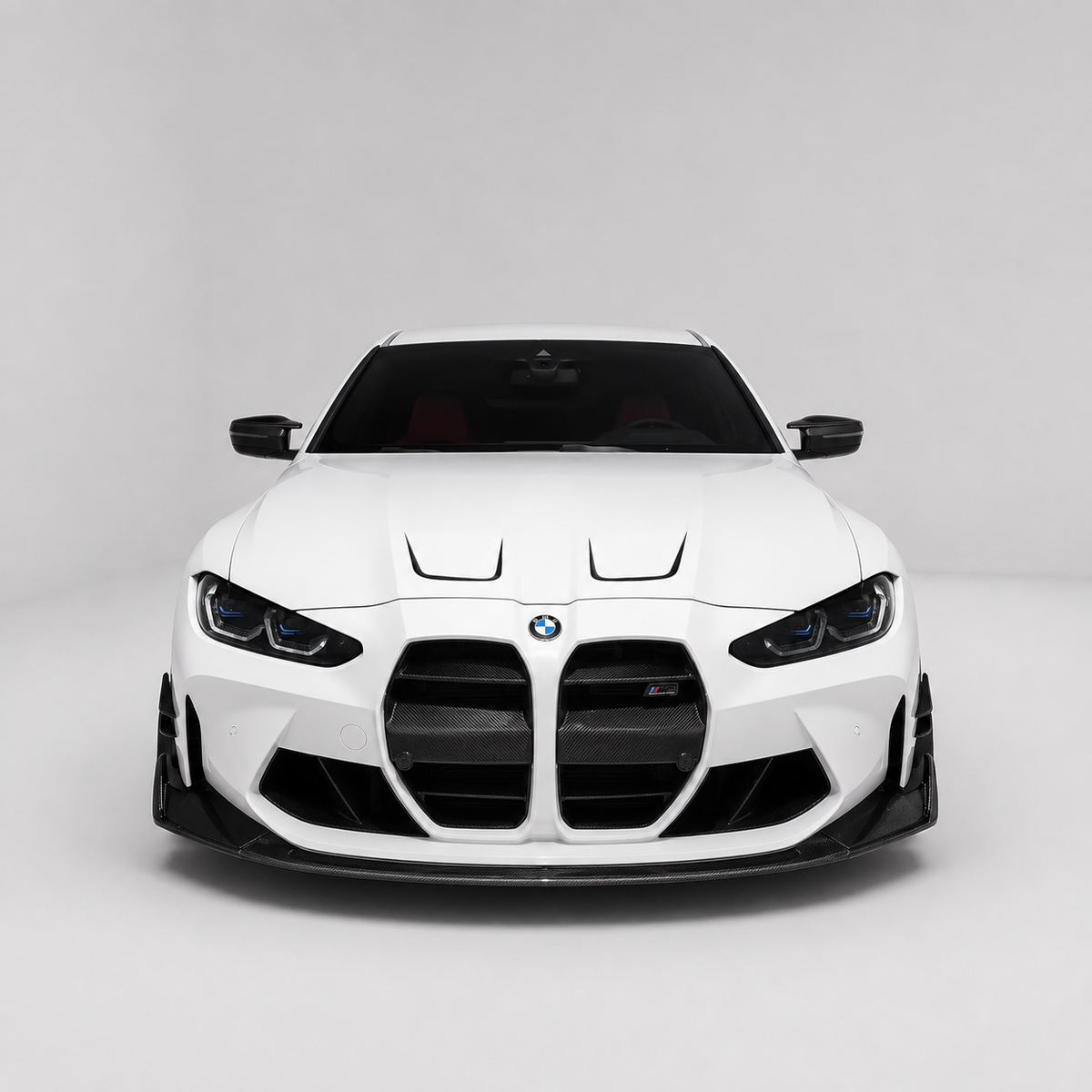 BMW G80 G81 M3 G82 G83 M4 CSL Style Dry Carbon Fiber Front Lip Splitter (2021+)